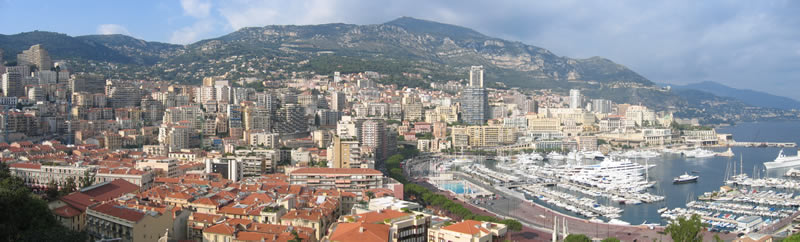 monaco from on high