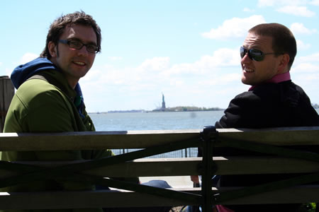 Andy & Tom Statue of Liberty